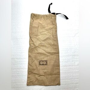 Gucci Beige Fabric Bag with Black Drawstring